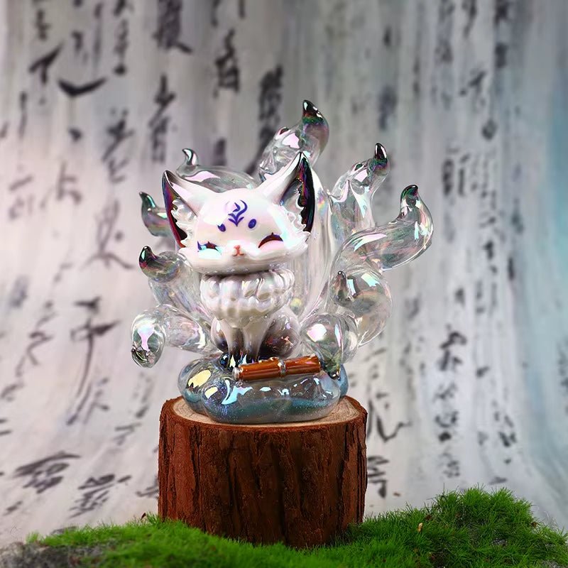 Elegant Nine - Tailed Fox Fairy Blind Box - Chaozhou Play Doll Desktop Decoration and Mysterious Surprise Gift for Birthdays - MacroPanora
