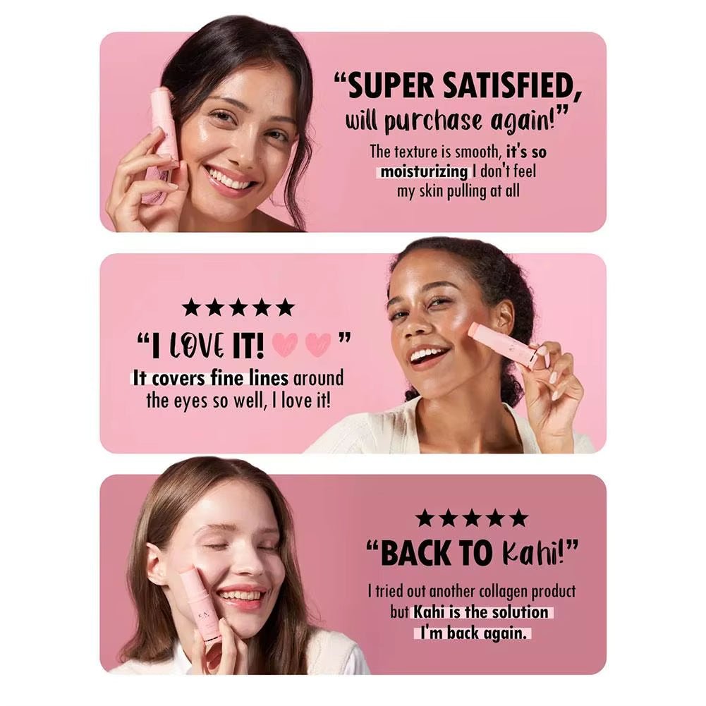 KAHI Moisturizing Wrinkle Bounce Multi Balm Stick Facial Collagen Cream Korean Cosmetics - MacroPanora