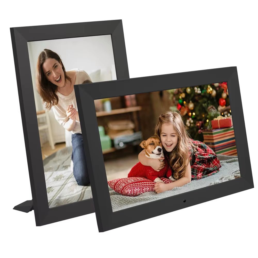 10"Digital Photo Frame IPS Picture Frames 1280*800 Full - View Screen Photo Album Clock Calendar Video Player with Remote Control - MacroPanora