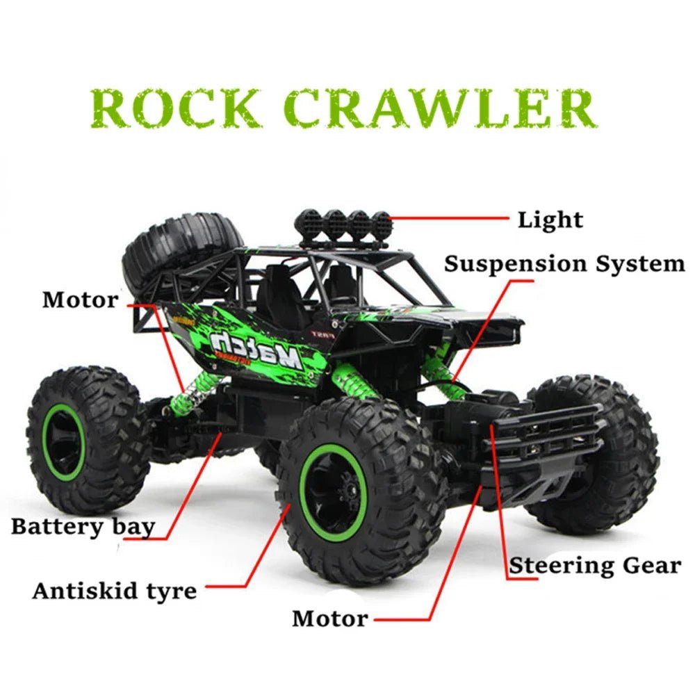 1:12 / 1:16 4WD RC Car 2.4G Radio Control Car Buggy Off - Road Remote Control Cars Trucks Boys Toys for Children - MacroPanora