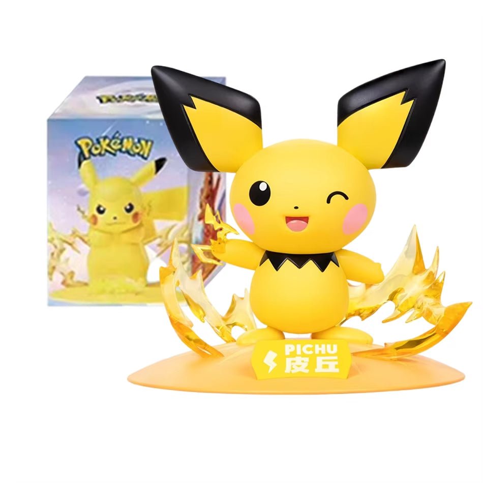12 Pok É Mon Action Dolls Pikachu Blind Box Anime Models Desktop Decorations Pok É Mon Toys Children'S Birthday Gifts - MacroPanora