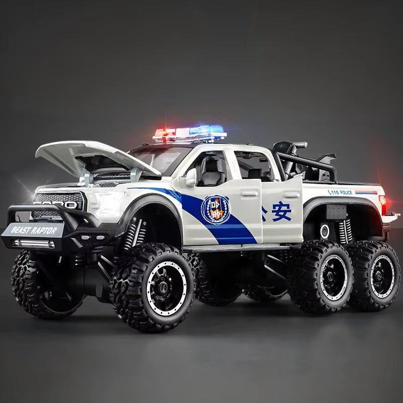 1:28 F150 off Road Pickup Truck Alloy Diecast Model Car High Simulation Collections Home Trendy Toy Birthday Gift for Friend Boy - MacroPanora