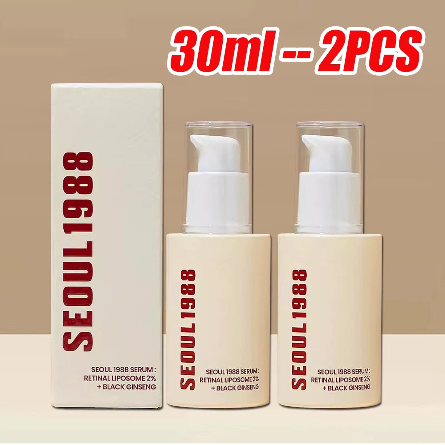 1/2PCS Korean SEOUL 1988 Retinol Face Serum Fade Fine Wrinkle Moisturizing Whitening Remove Spots Shrink Pores Beauty Skin Care - MacroPanora