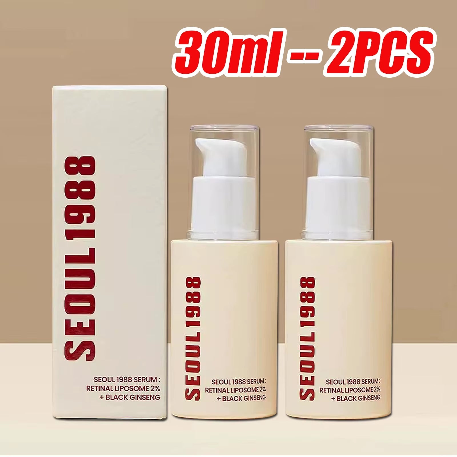 1/2PCS Korean SEOUL 1988 Retinol Face Serum Fade Fine Wrinkle Moisturizing Whitening Remove Spots Shrink Pores Beauty Skin Care - MacroPanora