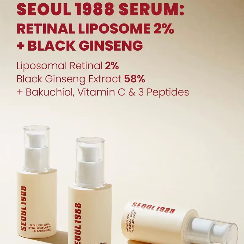 1/2PCS Korean SEOUL 1988 Retinol Face Serum Fade Fine Wrinkle Moisturizing Whitening Remove Spots Shrink Pores Beauty Skin Care - MacroPanora