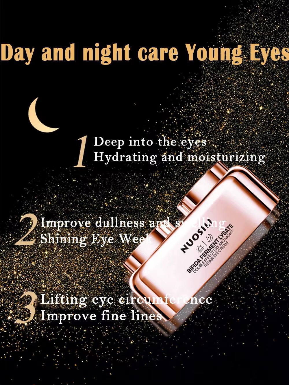1Set Day/Night Eye Cream Collagen Dark Circle Anti - Puffiness Eye Bags Korea Cosmetics - MacroPanora