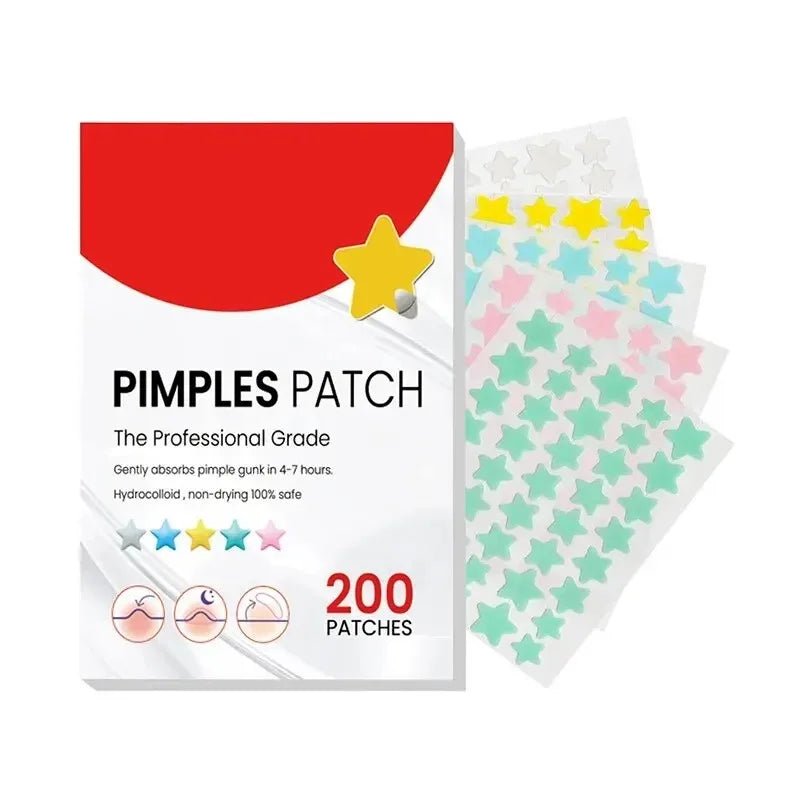200Pcs Repair Acne Patch Facial Skin Care Fade Blemishes Pimple Marks Closed Acne Blemishes Cover Acne Pimple Repair Patch - MacroPanora