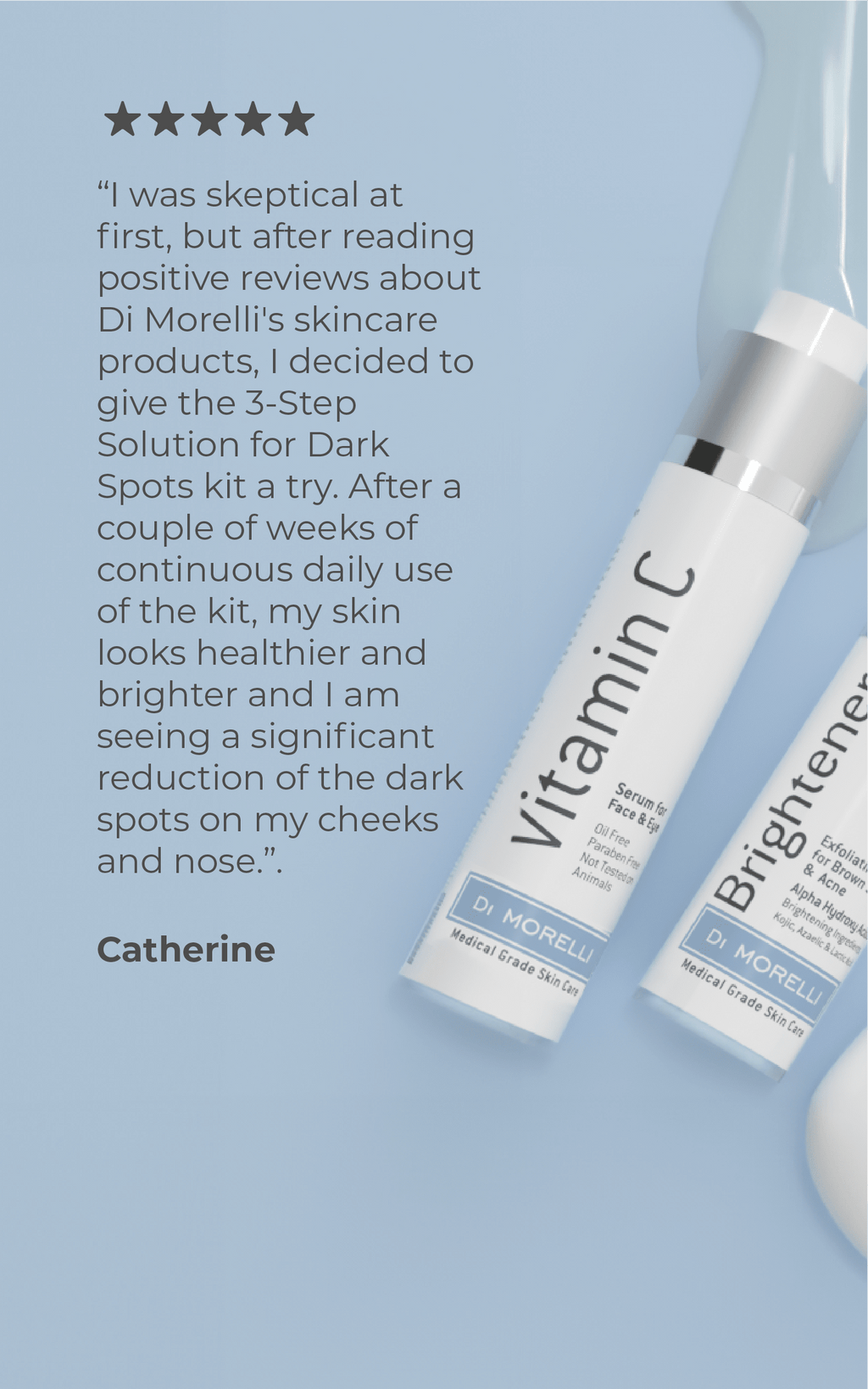 3 - Step Solution For Dark Spots with Bag - MacroPanora