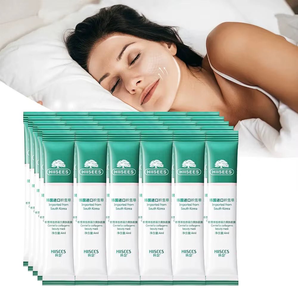 30Pcs Centella Collagen Sleeping Facial Masks Skincare anti Wrinkle Anti - Aging Moisturizing Face Mask Korean Skin Care Products - MacroPanora