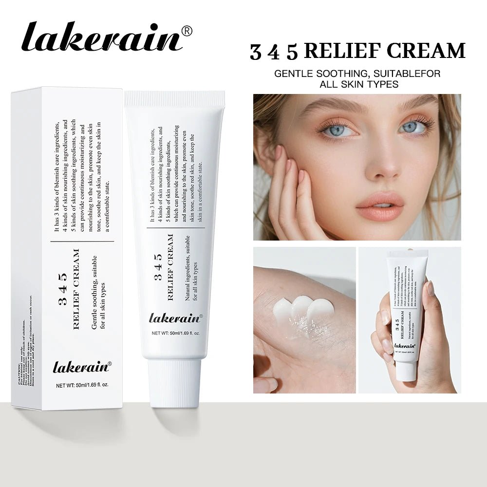 345 Relief Cream Address Blemishes Nourish Anti - Sugar Anti - Oxidation Soothing Care Face Lifting Beauty Moisturizer Korean Cream - MacroPanora
