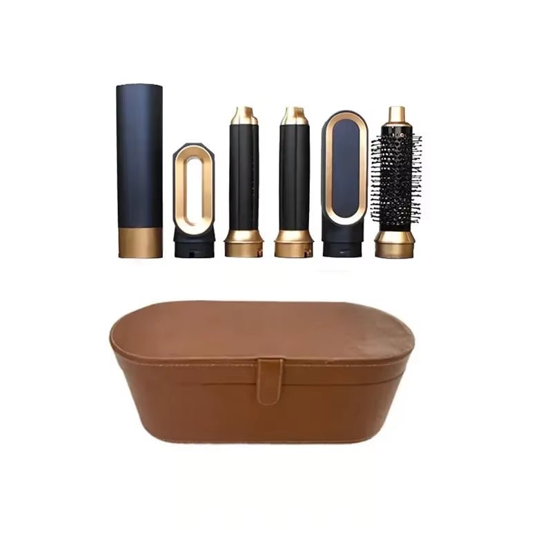 5 in 1 Hair Dryer Brush Hot Comb Set Professional Curling Iron Hair Straightener Styling Tool for Professional Hair Dryer - MacroPanora