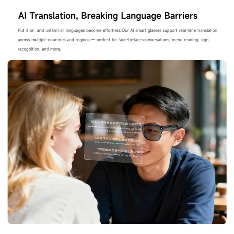 8K AI Smart Glasses with 100Mp Camera Chat Gpt Touch Sport Sunglasses Bluetooth Calling Music Player Photochromic for Gift - MacroPanora