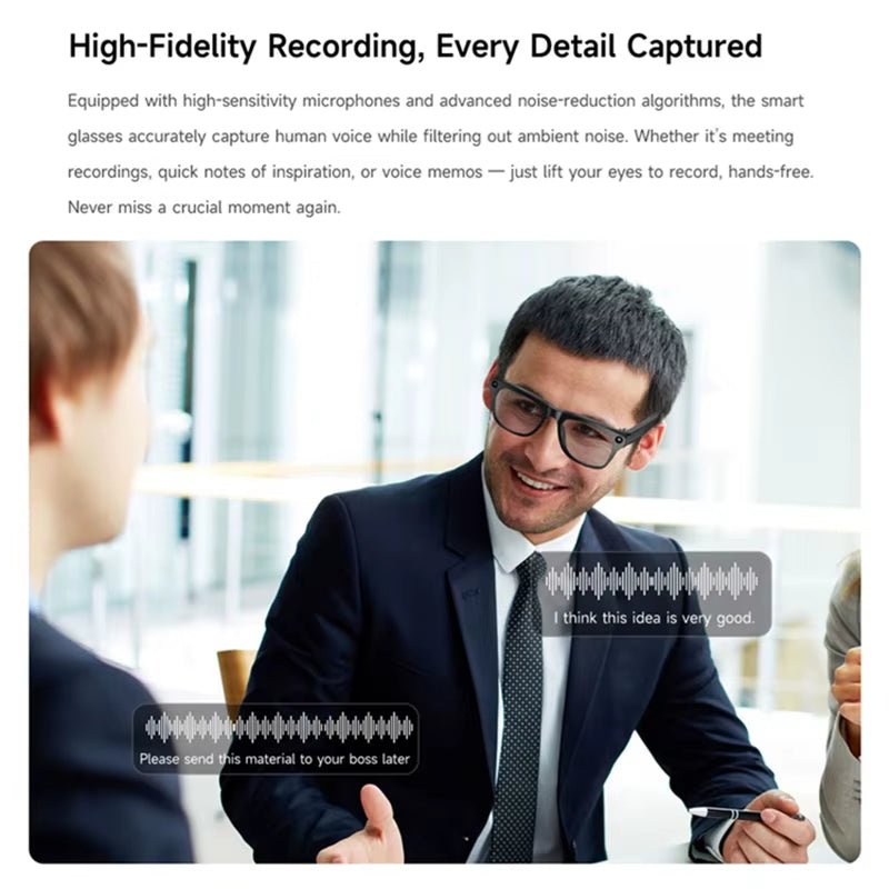 8K AI Smart Glasses with 100Mp Camera Chat Gpt Touch Sport Sunglasses Bluetooth Calling Music Player Photochromic for Gift - MacroPanora