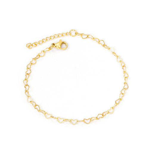 Adjustable Heart Bangle - MacroPanora