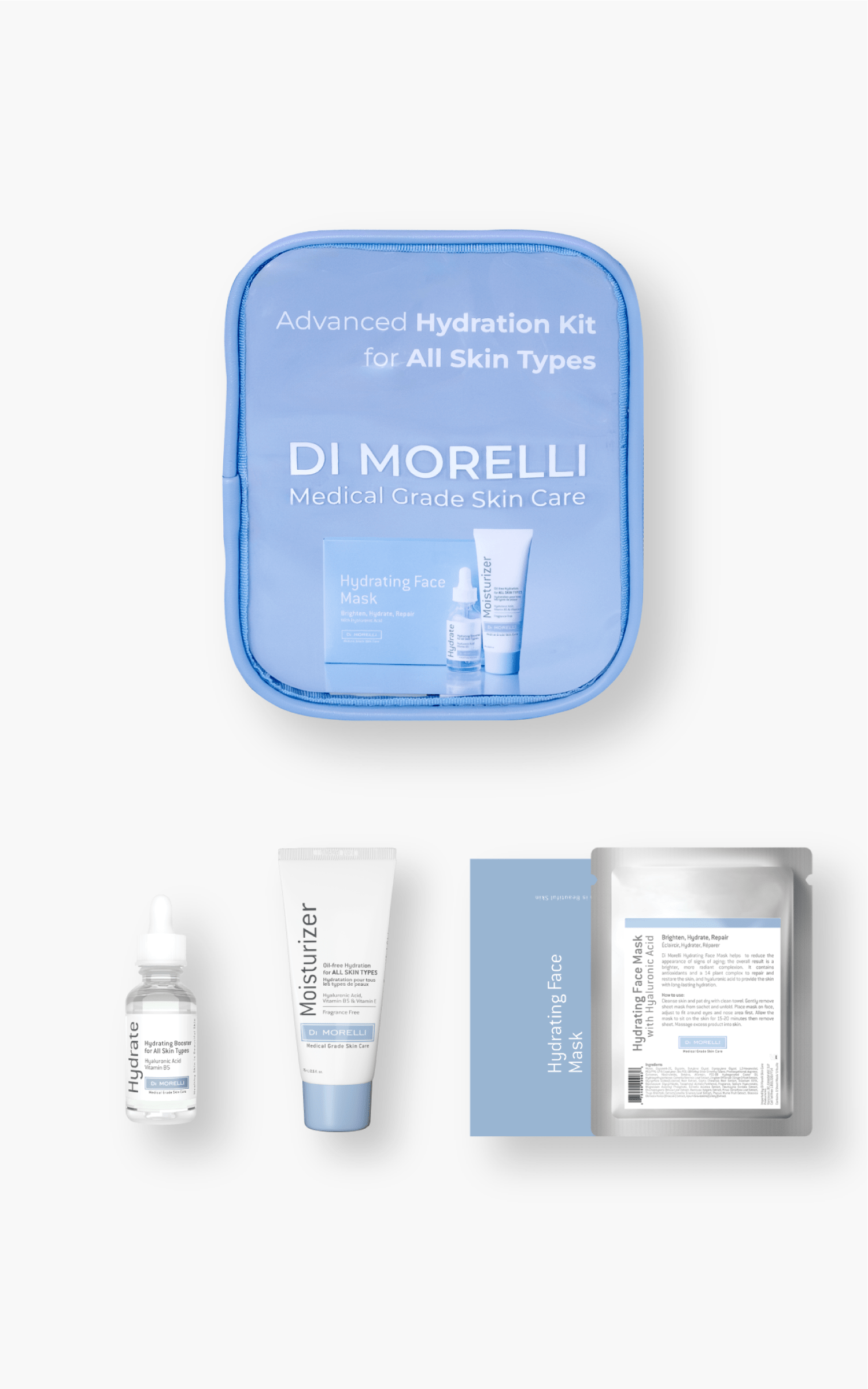 Advanced Hydration Kit for All Skin Types - With Bag - MacroPanora