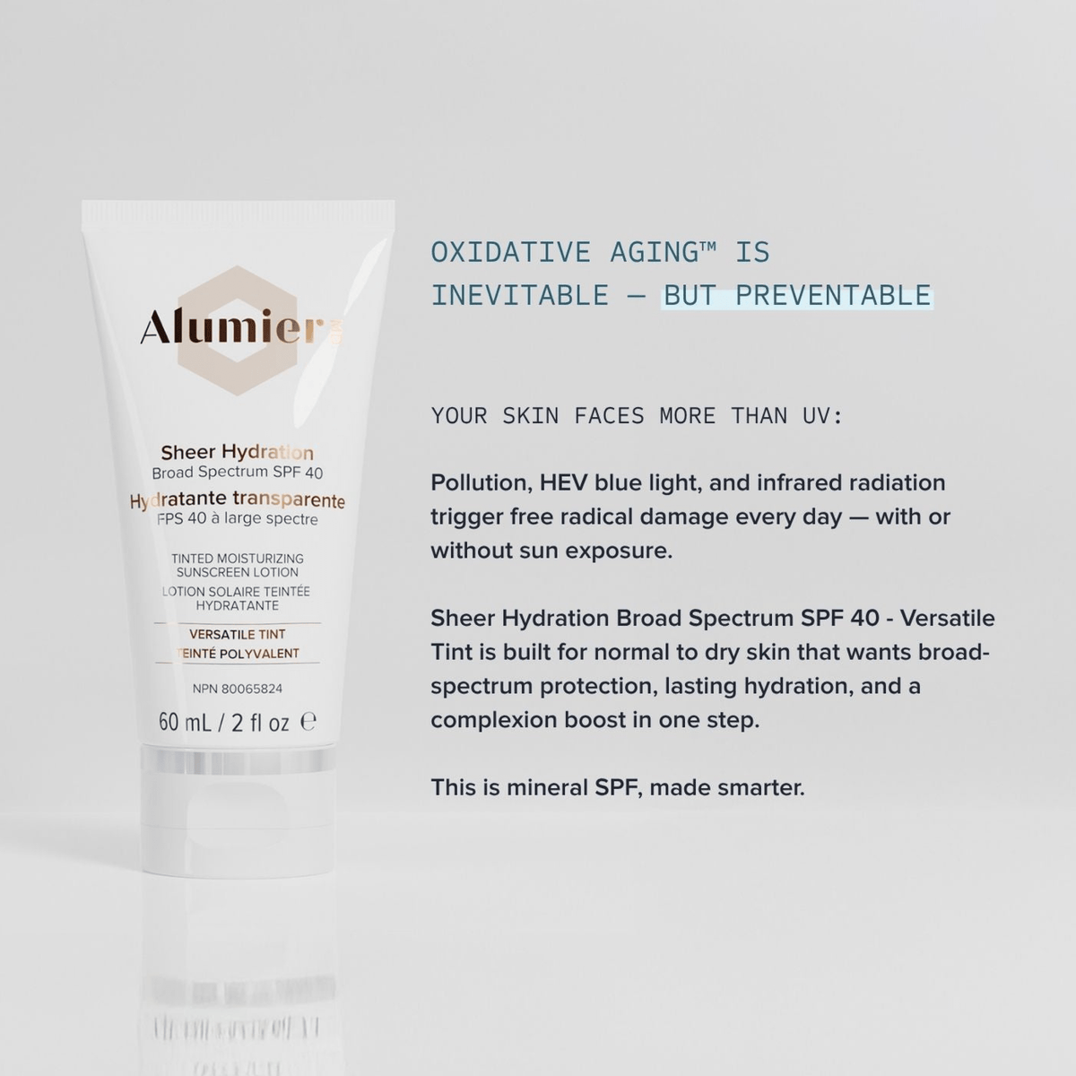 Alumier Sheer Hydration Broad Spectrum SPF40 Versatile Tint - MacroPanora