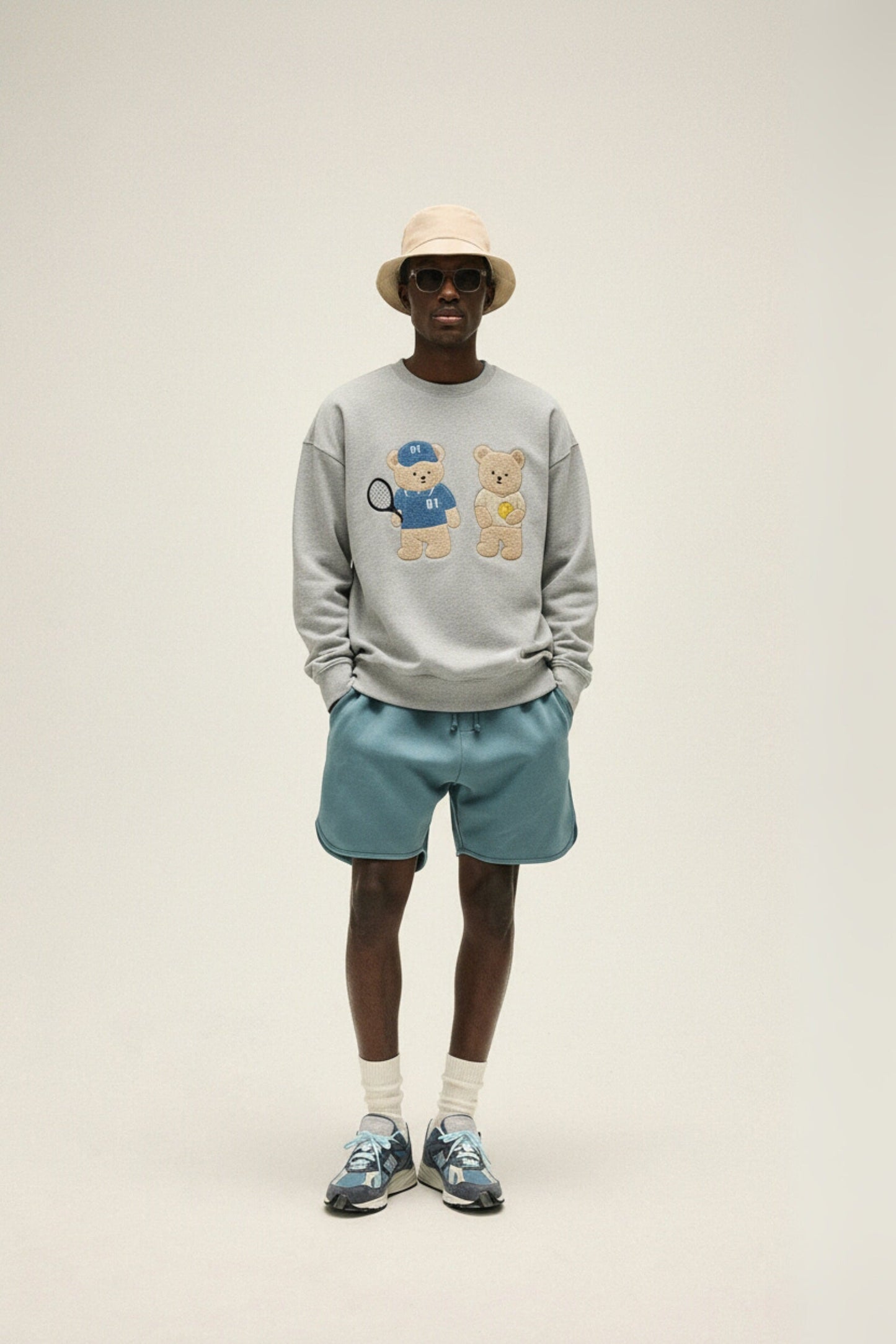 Amoo Tennis Bear Sweatshirt - MacroPanora