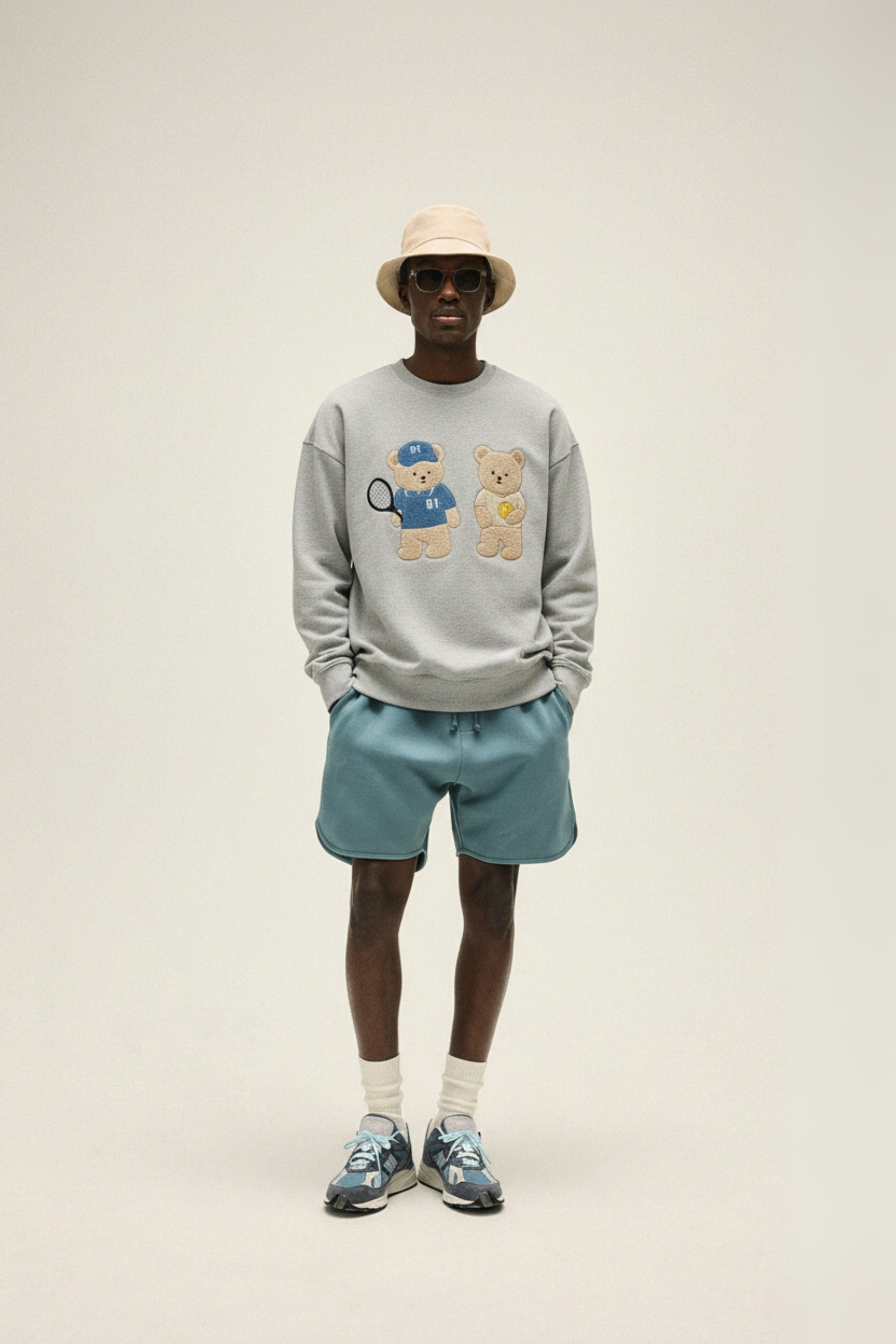 Amoo Tennis Bear Sweatshirt - MacroPanora