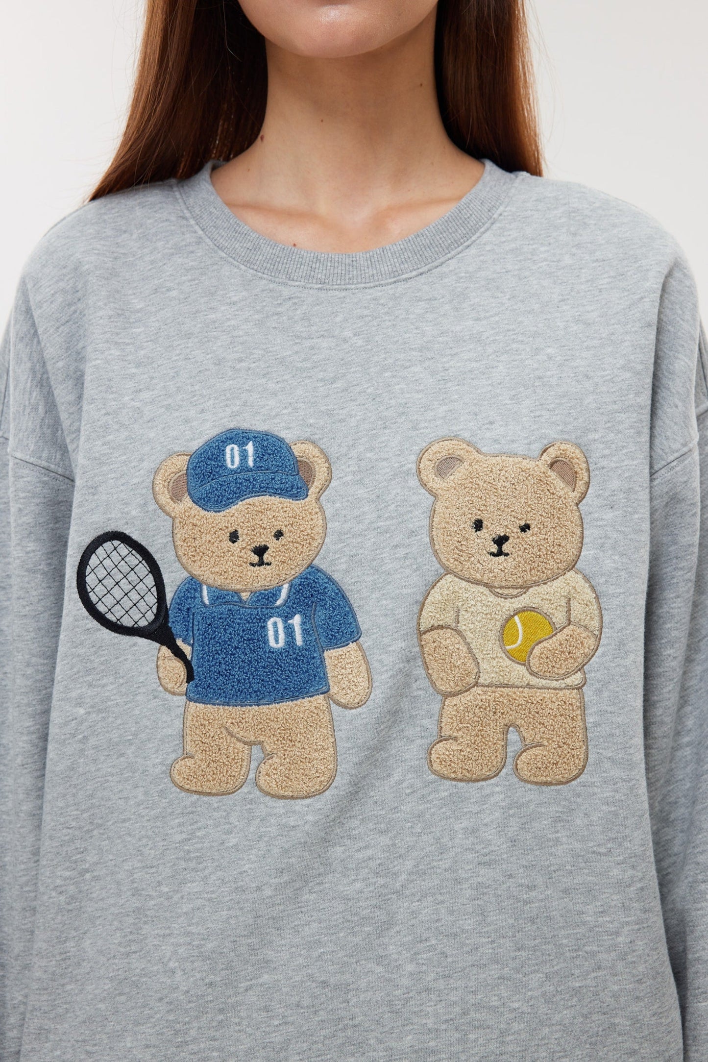 Amoo Tennis Bear Sweatshirt - MacroPanora