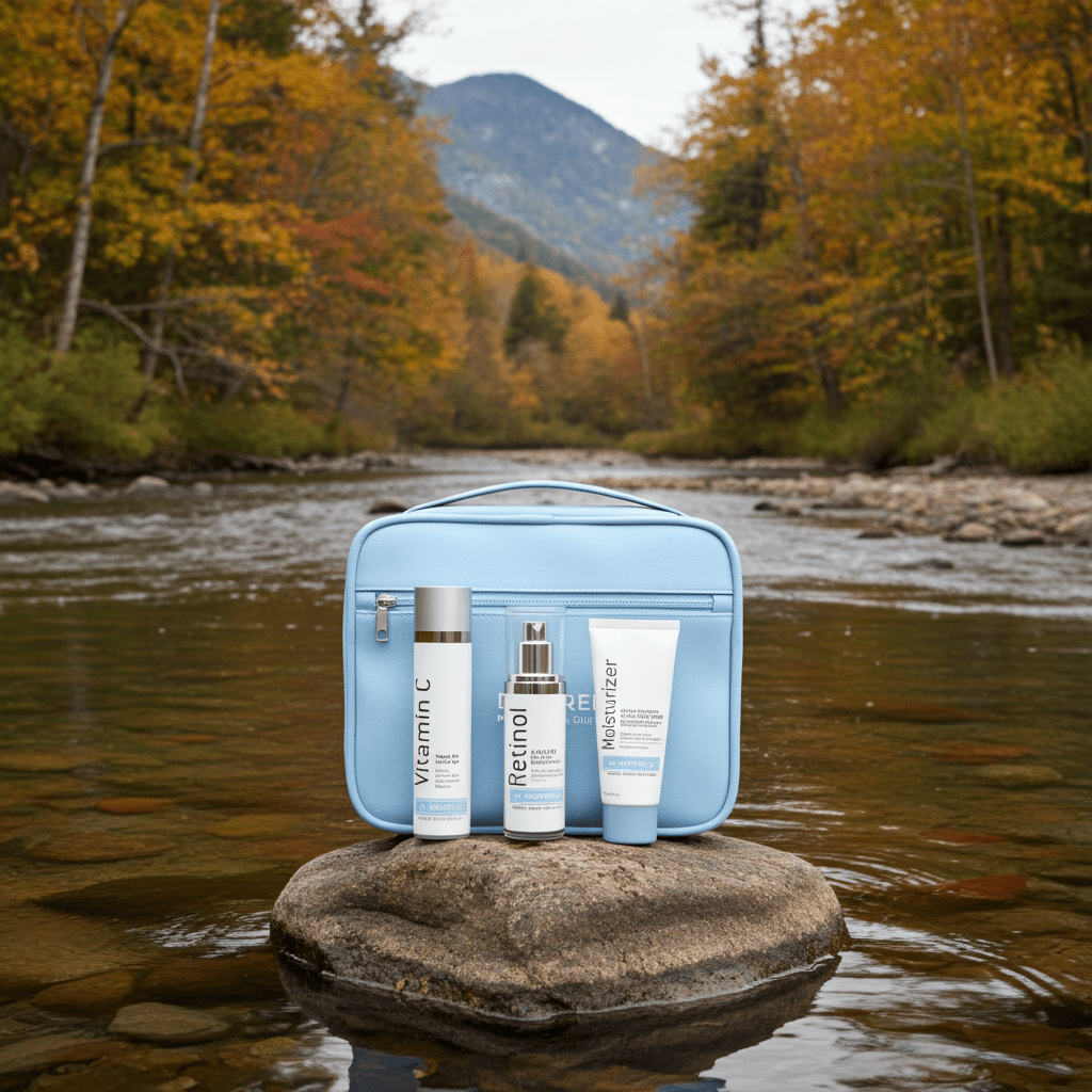 Anti-Aging 3 Step Kit with Cosmetic Bag - MacroPanora