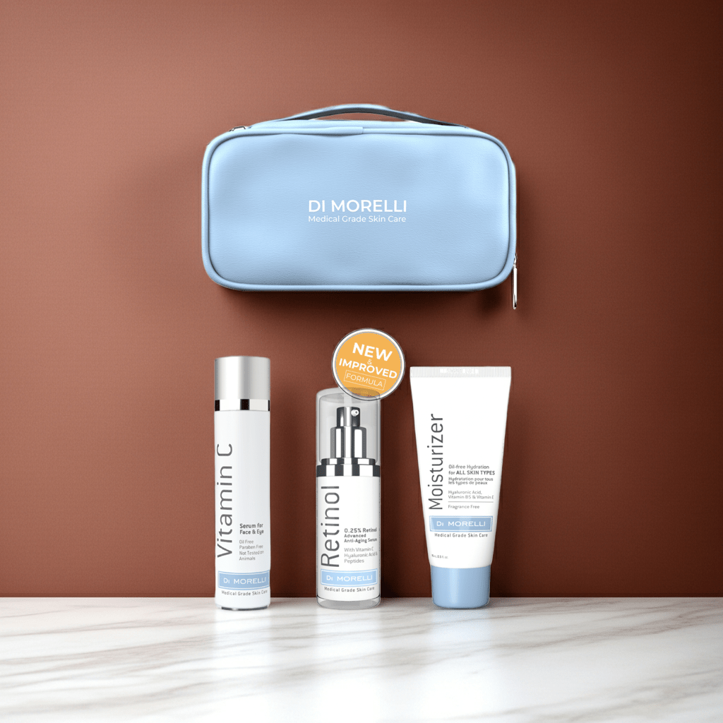 Anti-Aging 3 Step Kit with Cosmetic Bag - MacroPanora
