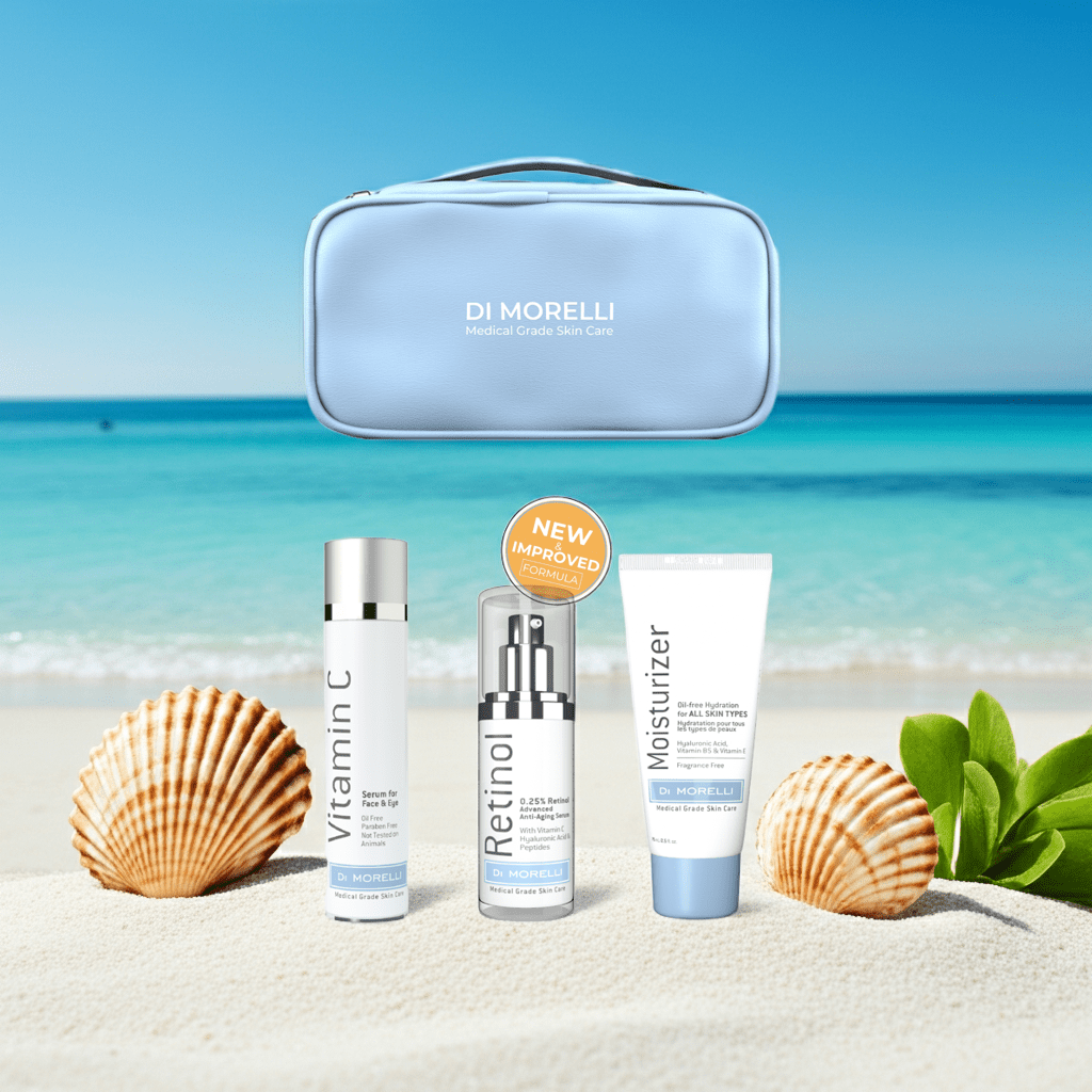 Anti-Aging 3 Step Kit with Cosmetic Bag - MacroPanora