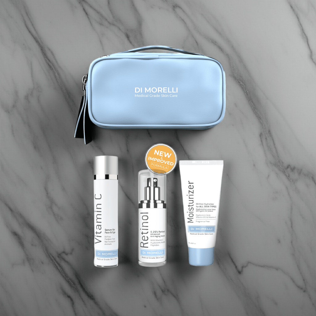 Anti-Aging 3 Step Kit with Cosmetic Bag - MacroPanora