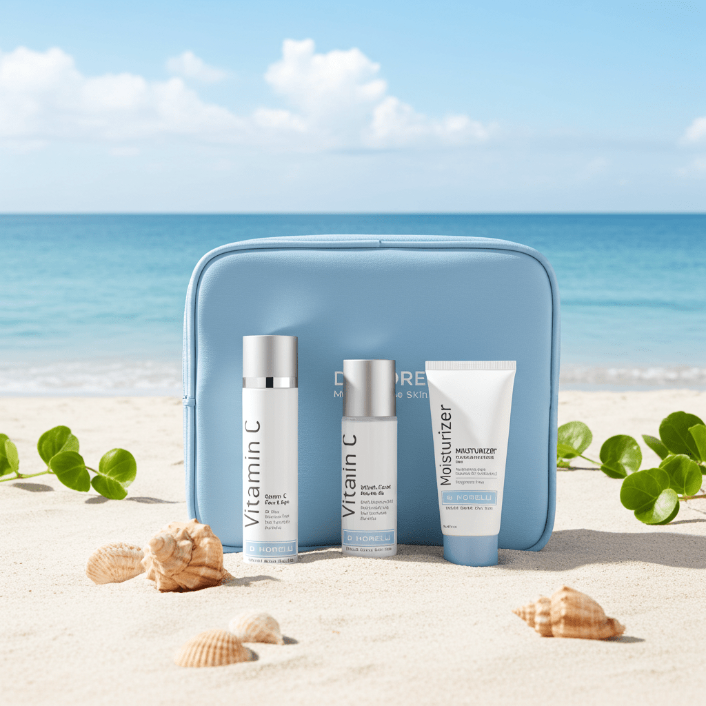 Anti-Aging 3 Step Kit with Cosmetic Bag - MacroPanora