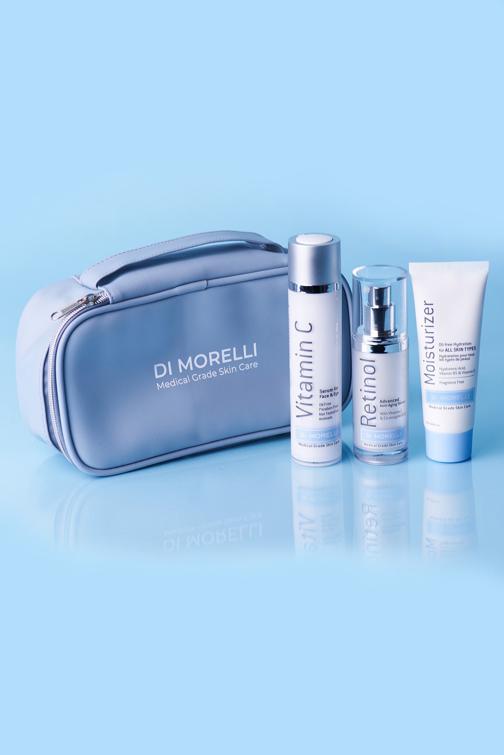 Anti - Aging 3 Step Kit with Cosmetic Bag - MacroPanora