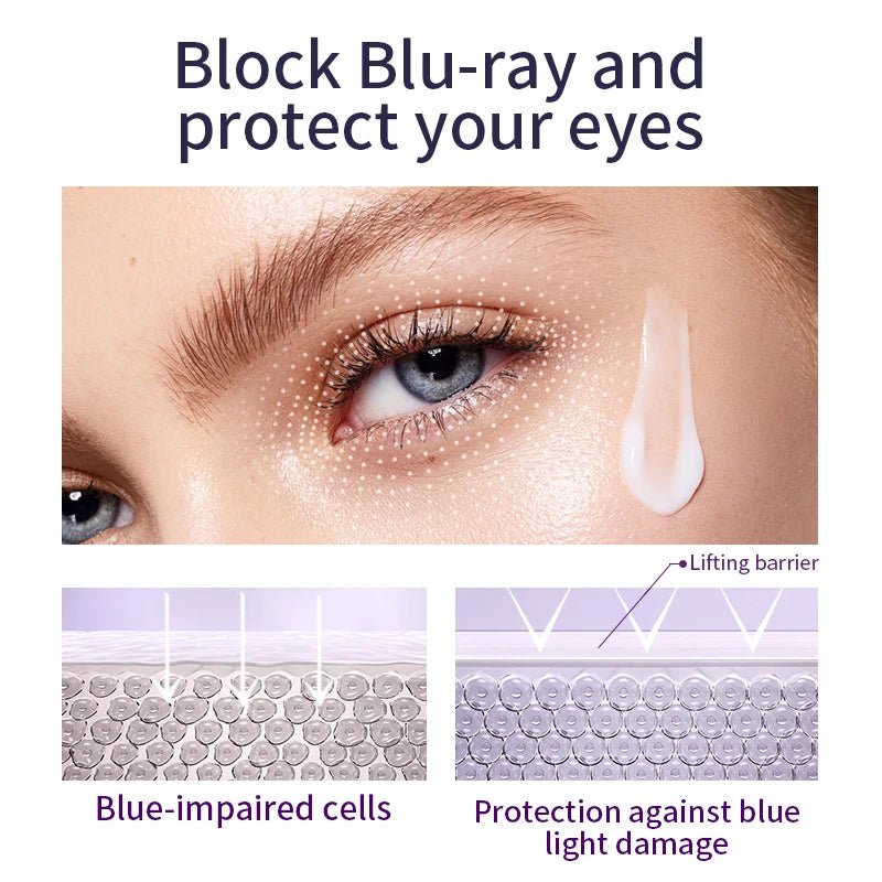 anti Wrinkle anti Dark Circle Eye Cream Roller Massager Moisturizing Eye Bags anti Aging Hyaluronic Acid Eye Skin Care - MacroPanora