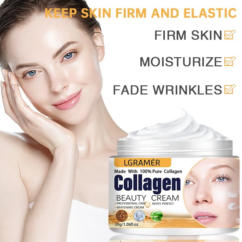 Anti Wrinkle Cream Eye Cream Face Moisturizer anti Aging Face Lifting Nourishing Repair Collagen Boost Cream Korean Essence - MacroPanora
