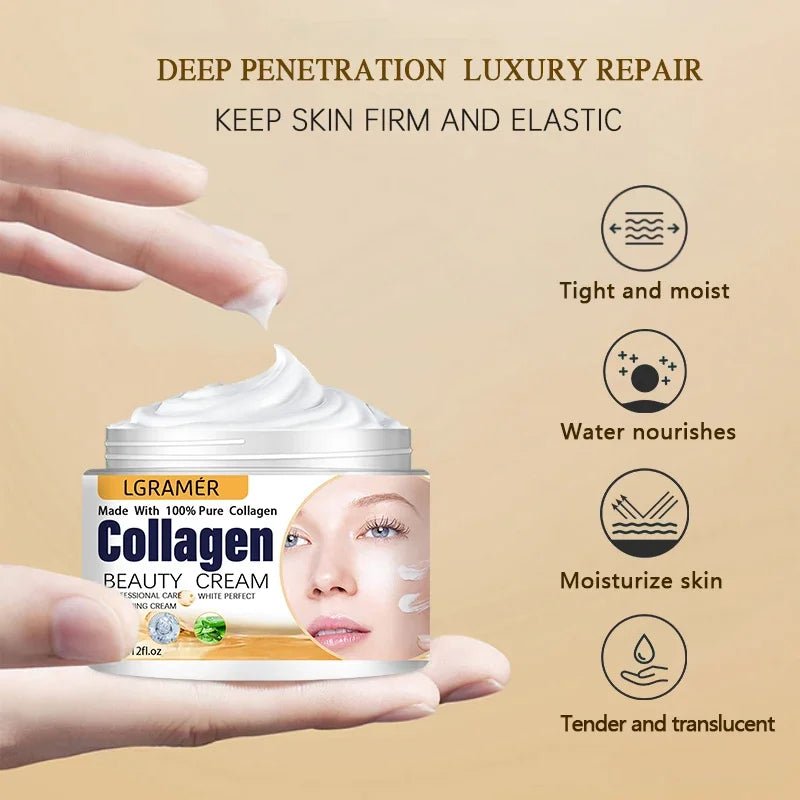 Anti Wrinkle Cream Eye Cream Face Moisturizer anti Aging Face Lifting Nourishing Repair Collagen Boost Cream Korean Essence - MacroPanora
