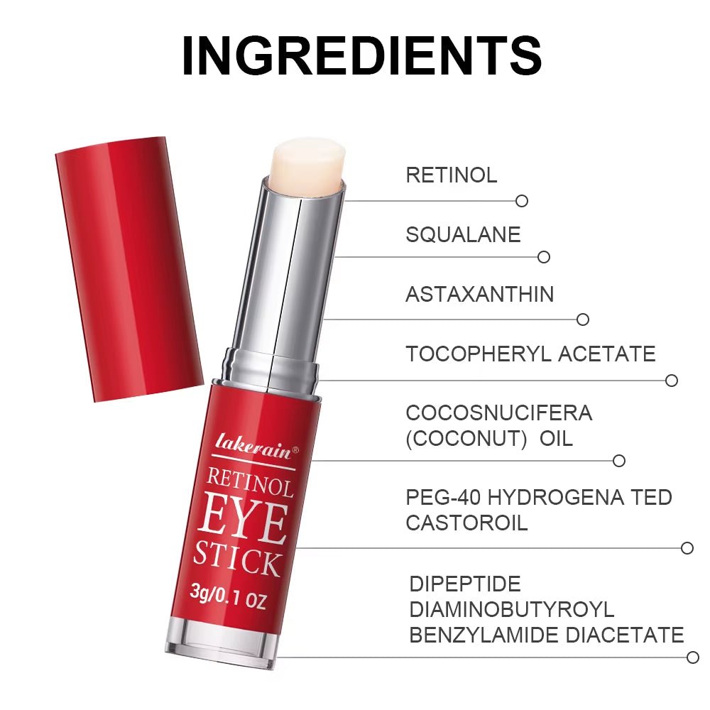 Retinol Eye Cream Stick: Anti-Wrinkle Dark Circle Remover for Lifting, Moisturizing & Brightening - MacroPanora