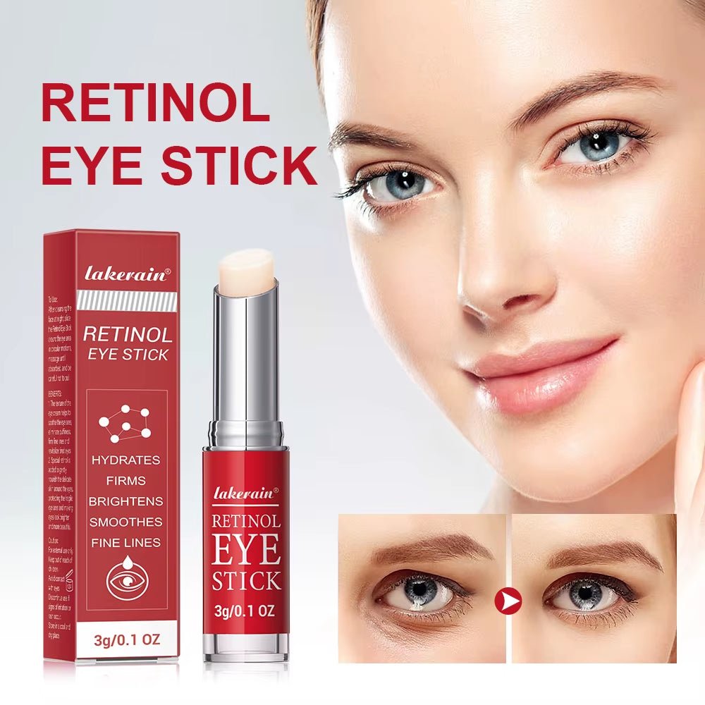 Retinol Eye Cream Stick: Anti-Wrinkle Dark Circle Remover for Lifting, Moisturizing & Brightening - MacroPanora