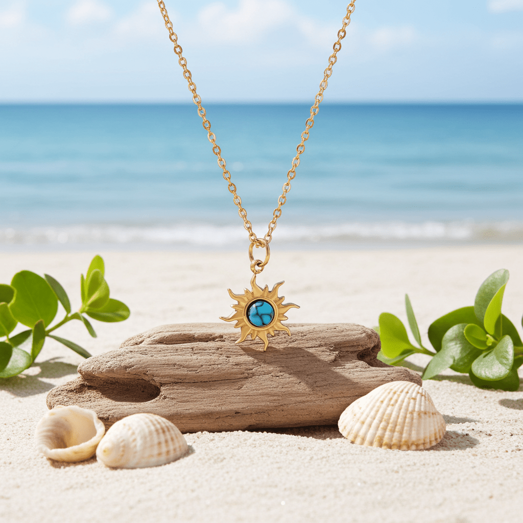 Azure Bloom Pendant - MacroPanora