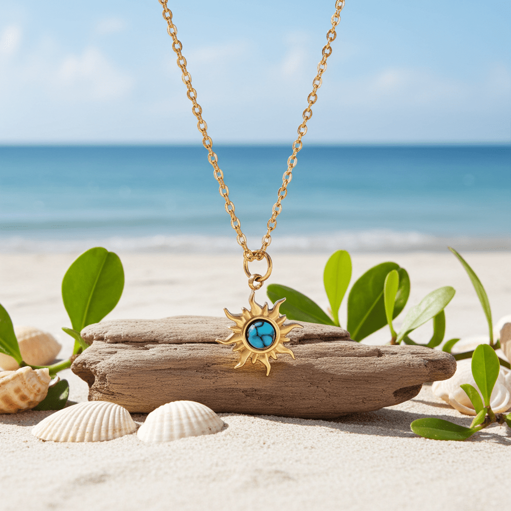 Azure Bloom Pendant - MacroPanora