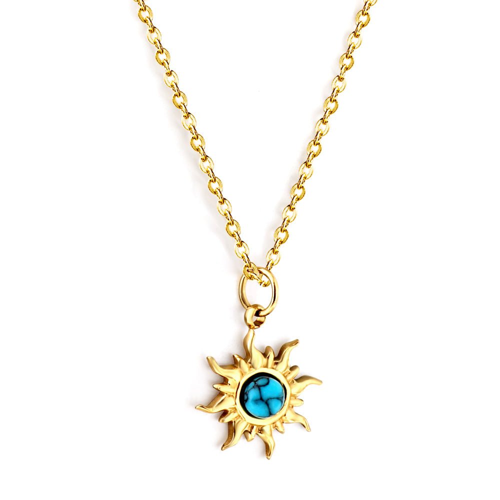 Azure Bloom Pendant - MacroPanora