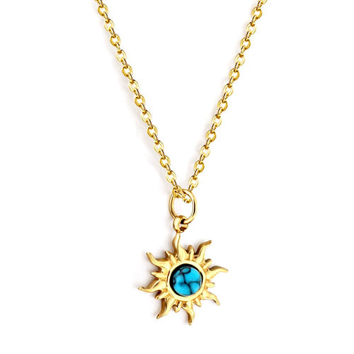 Azure Bloom Pendant - MacroPanora
