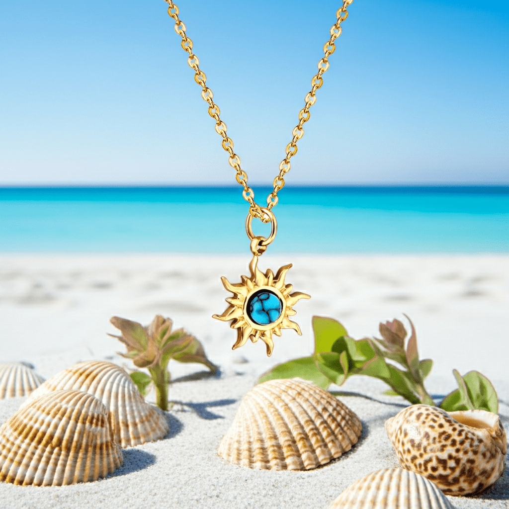 Azure Bloom Pendant - MacroPanora