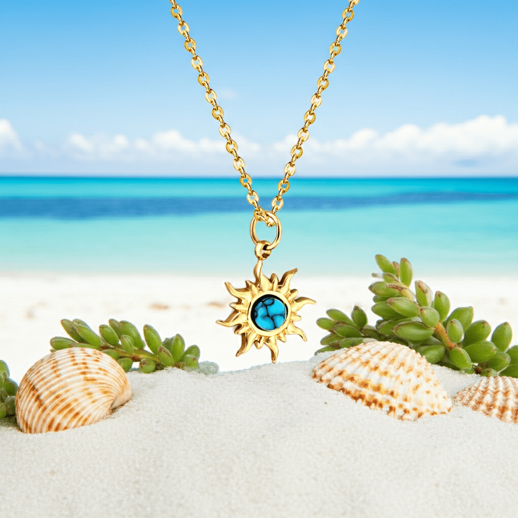 Azure Bloom Pendant - MacroPanora