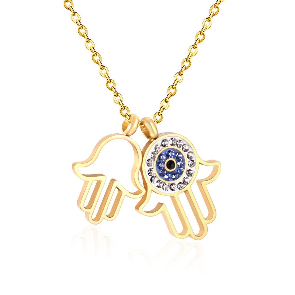 Azure Evil Eye Choker - MacroPanora