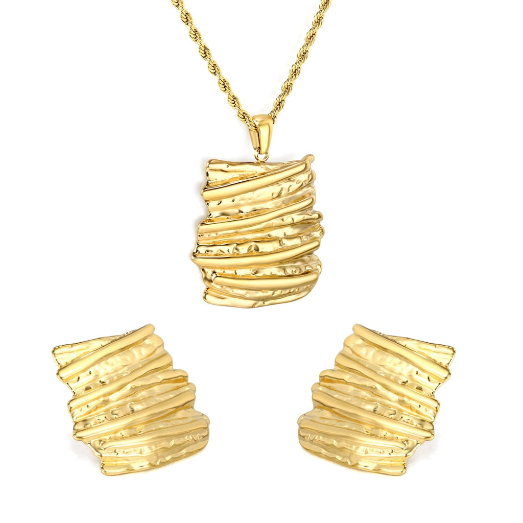 Bark Elegance Jewelry Set - MacroPanora