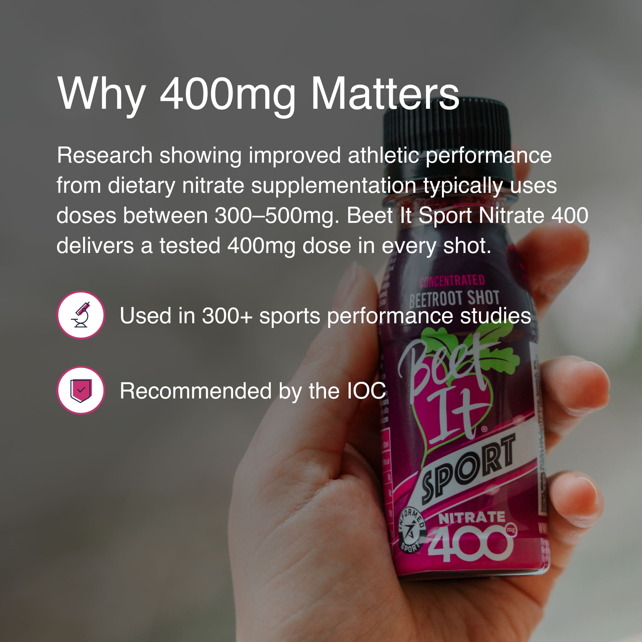 Beet It Sport Nitrate 400 - 15 Shots - MacroPanora