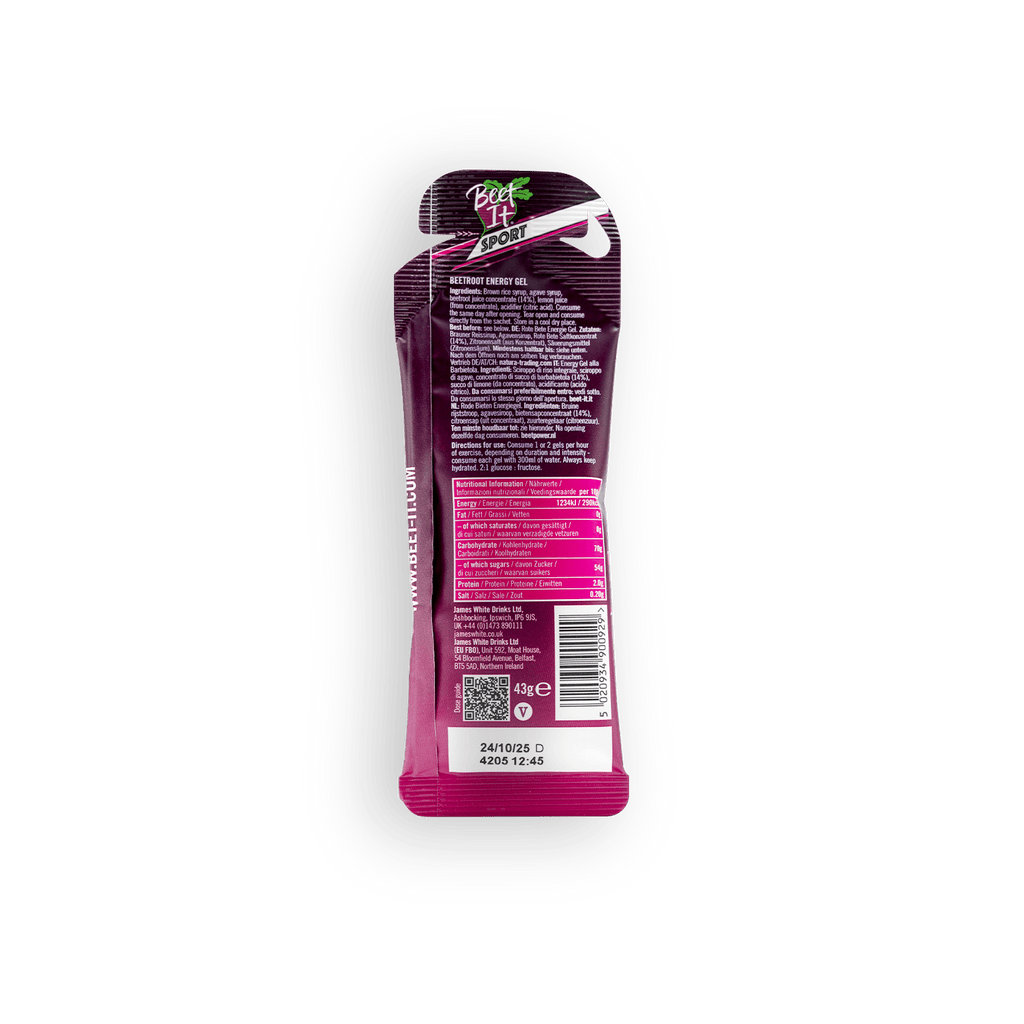 Beet It Sport Top Up 100 - 12 Energy Gels - MacroPanora