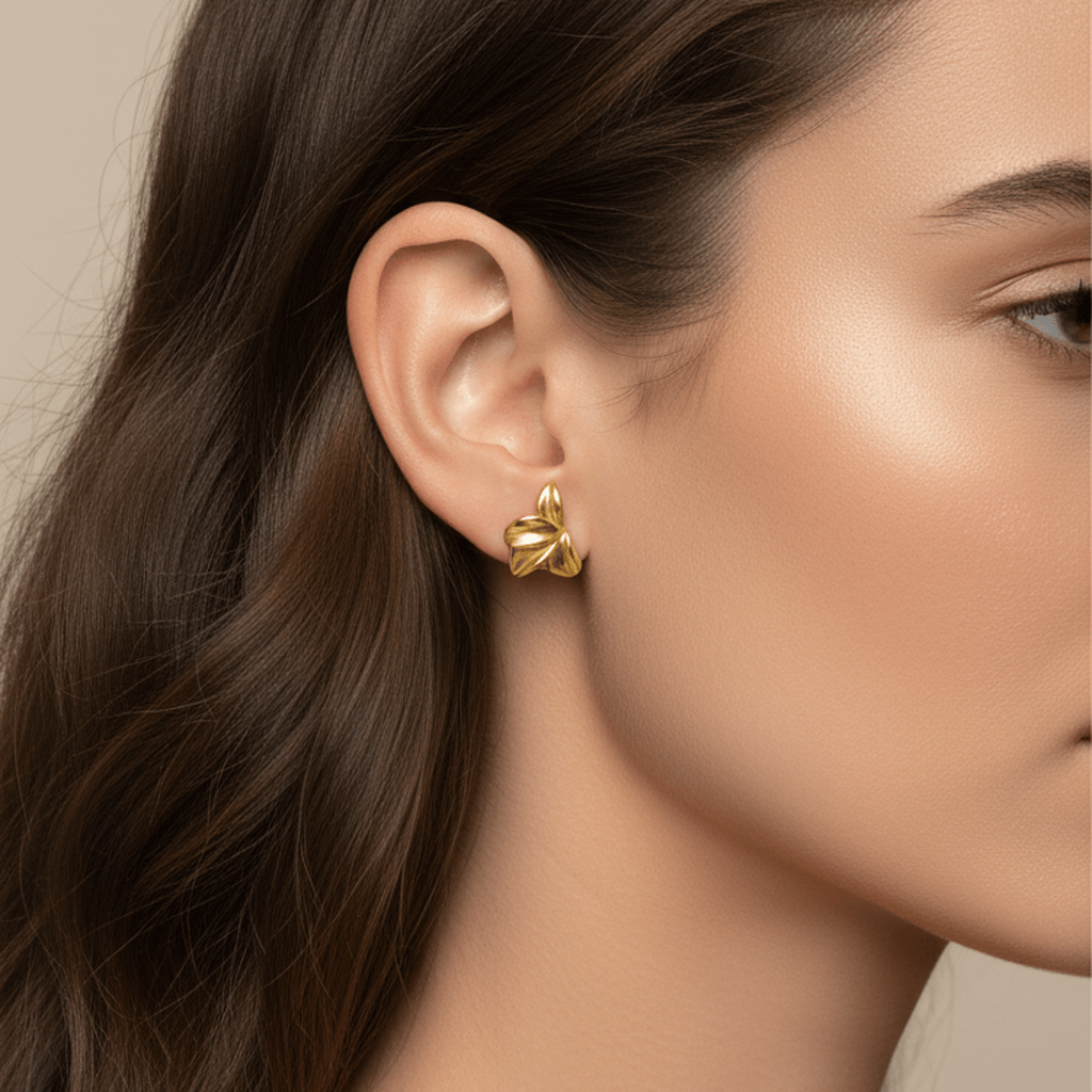 Blooming Half Flower Studs - MacroPanora
