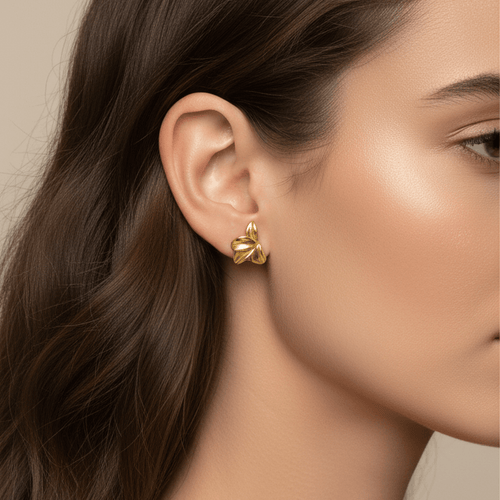 Blooming Half Flower Studs - MacroPanora