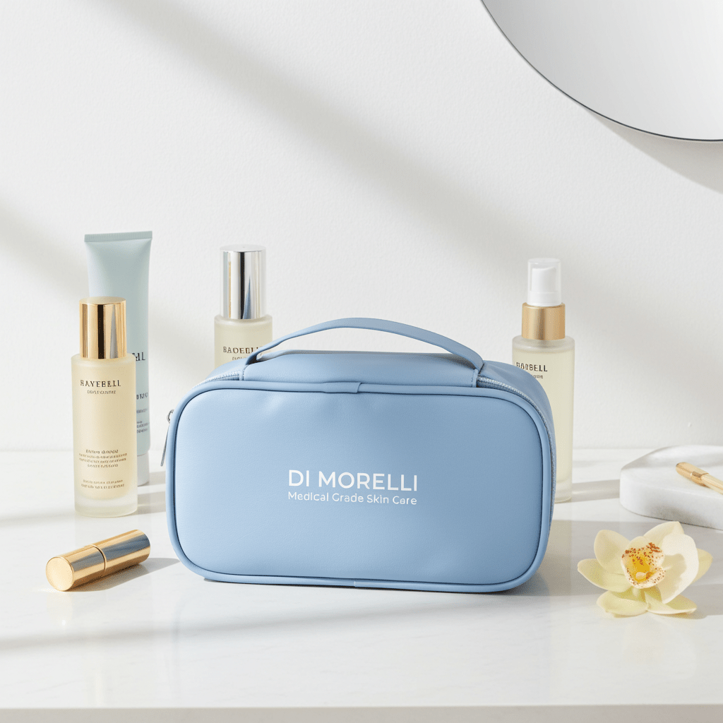 Blue Cosmetic Bag - MacroPanora