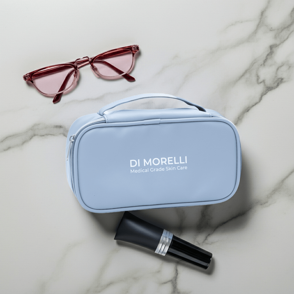 Blue Cosmetic Bag - MacroPanora