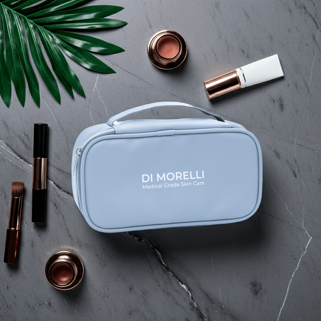 Blue Cosmetic Bag - MacroPanora