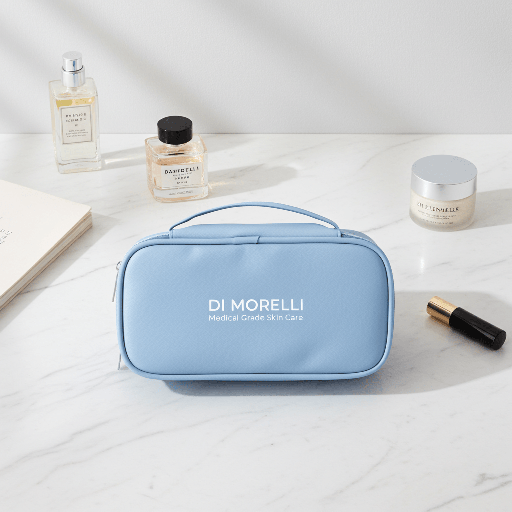 Blue Cosmetic Bag - MacroPanora